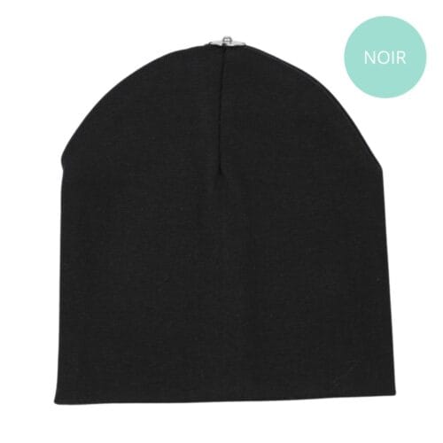 Tuque coton noir