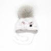 Tuque avec oreilles et pompon hérisson
