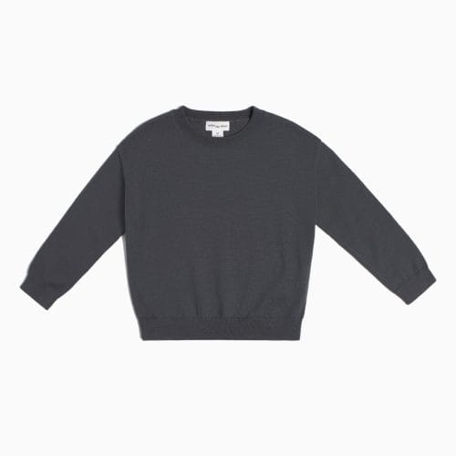 Chandail laine de mérino gris - Miles the label