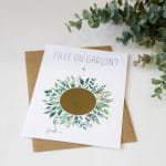 Carte à gratter garçon