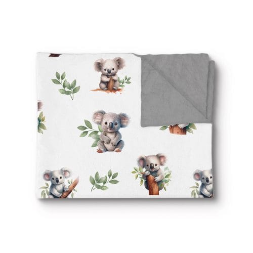 Minky blanket - Baby koala